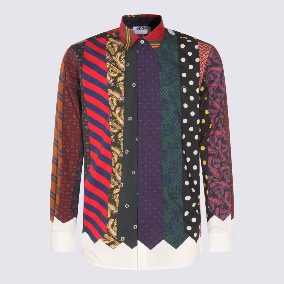 【関税＆送料込み】Moschino Multicolor Cotton Shirt