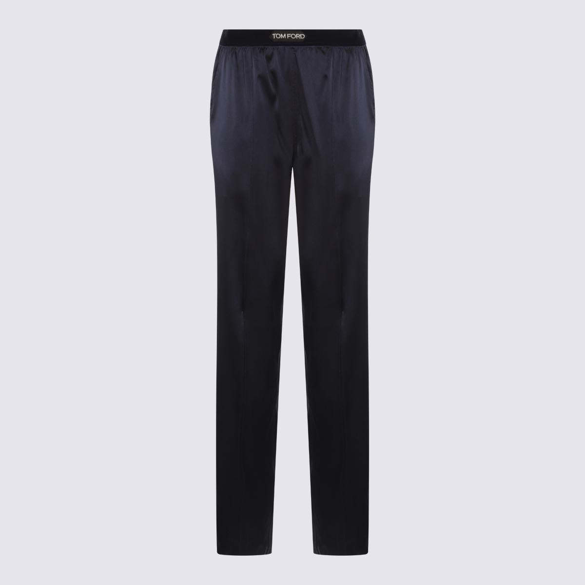 【関税＆送料込み】Tom Ford Dark Navy Silk Pants