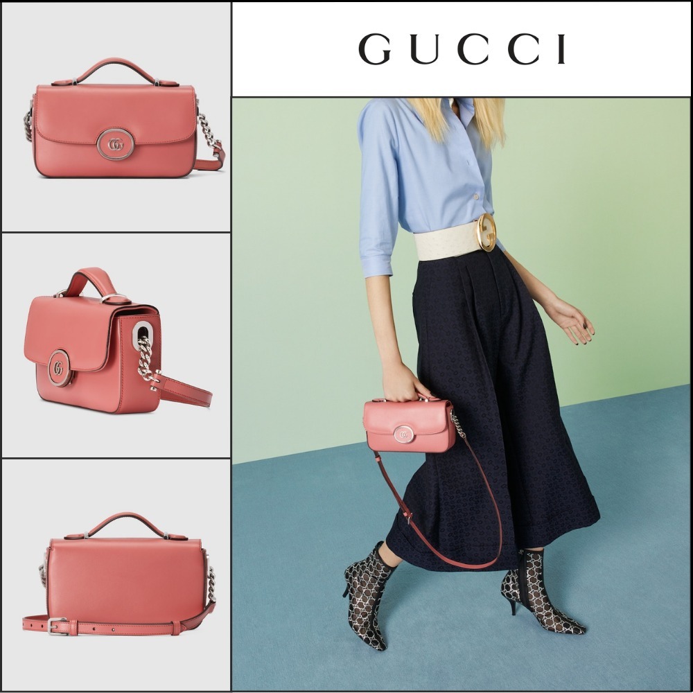 【GUCCI】Petite GG Calf Mini Shoulder Bag Gorgeous Grace