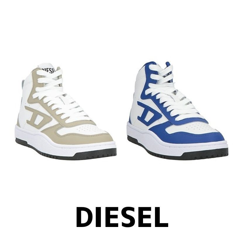 【送関込】DIESEL マルチカラーデザイン ハイカットスニーカー