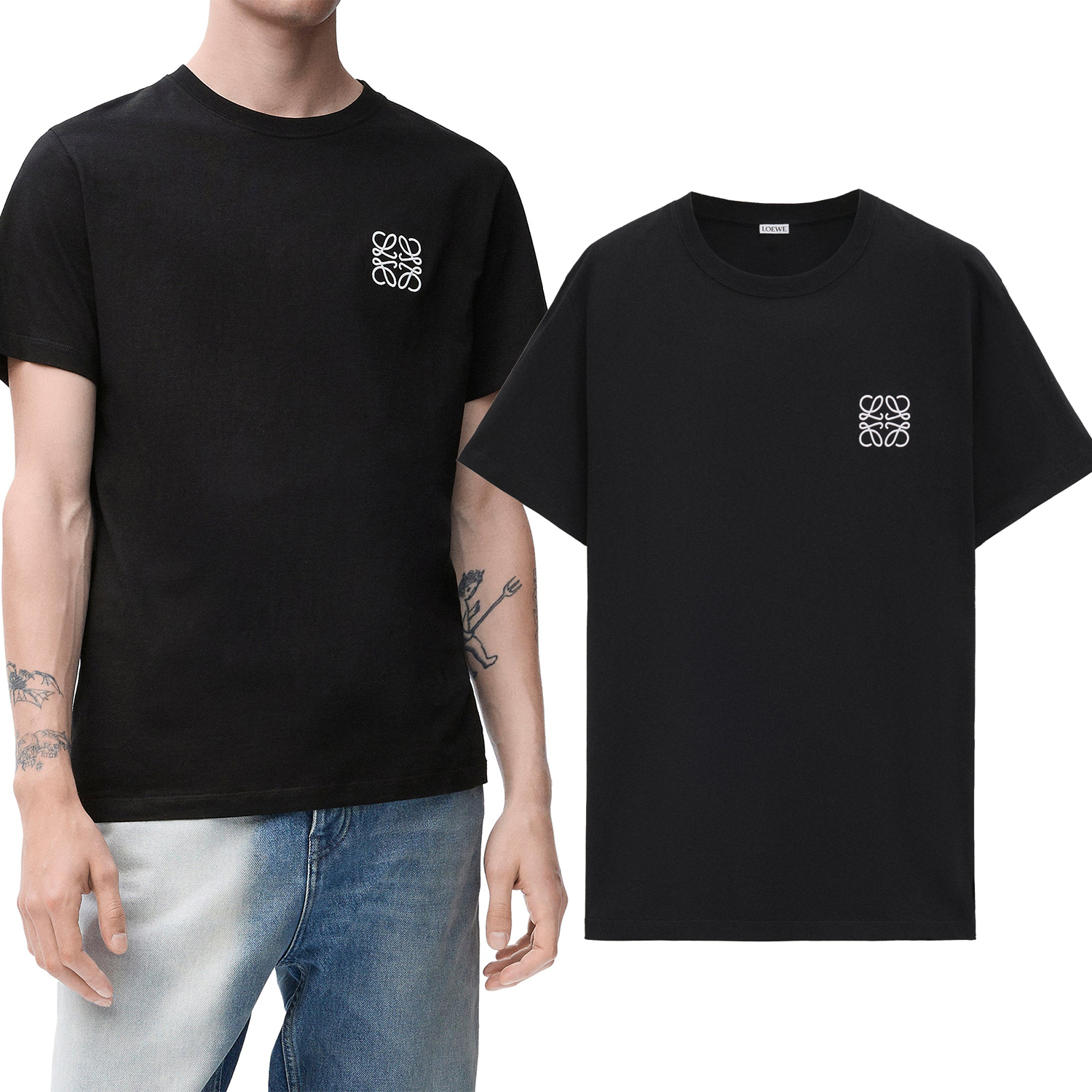 ◆LOEWE◆ レギュラーフィット コットン Tシャツ