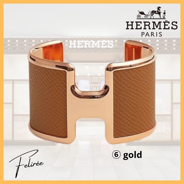 《時を超える洗練》HERMES Olympe カフブレスレット
