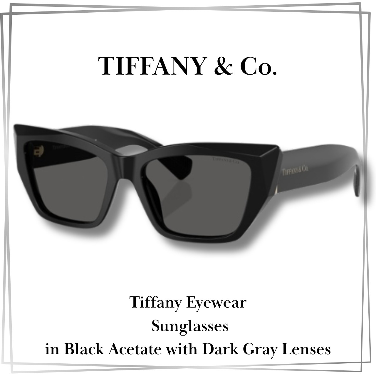 【Tiffany】スタイリッシュでクール！キャットアイ サングラス