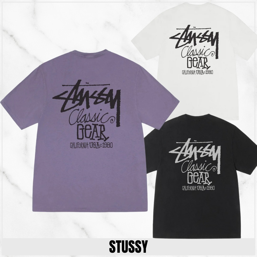 【Stussy】CLASSIC GEAR TEE ピグメントダイTシャツ