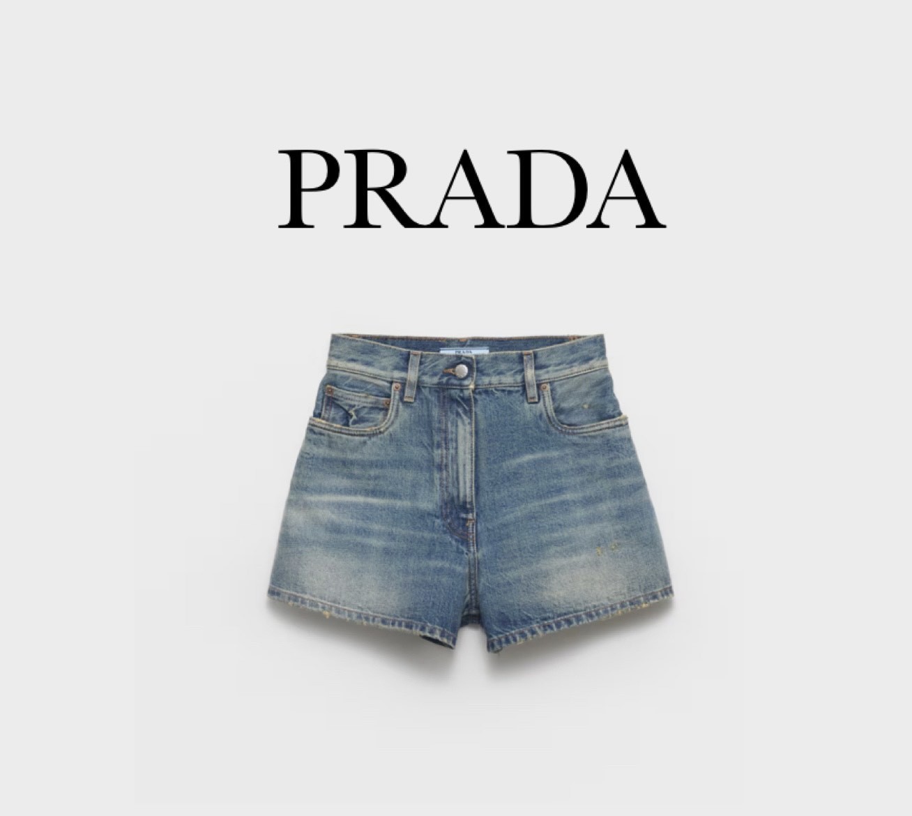 PRADA デニム ショートパンツ コットン