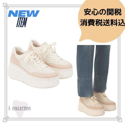 国内発送 chloe クロエ NAMAウェッジスニーカー 厚底 スニーカー Chloé Namaスニーカー | Chloé JP