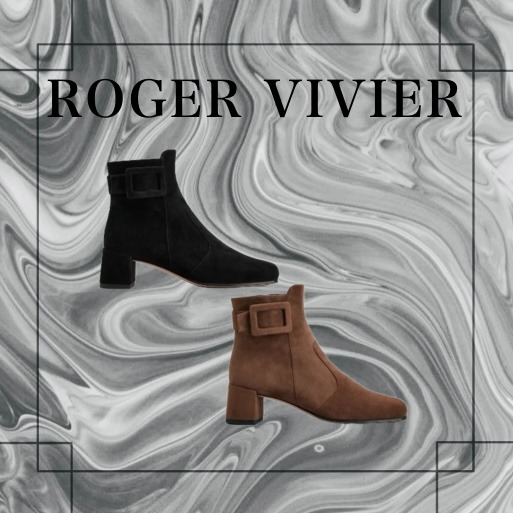 [Roger Vivier] Tres Vivier スエード ブーティ