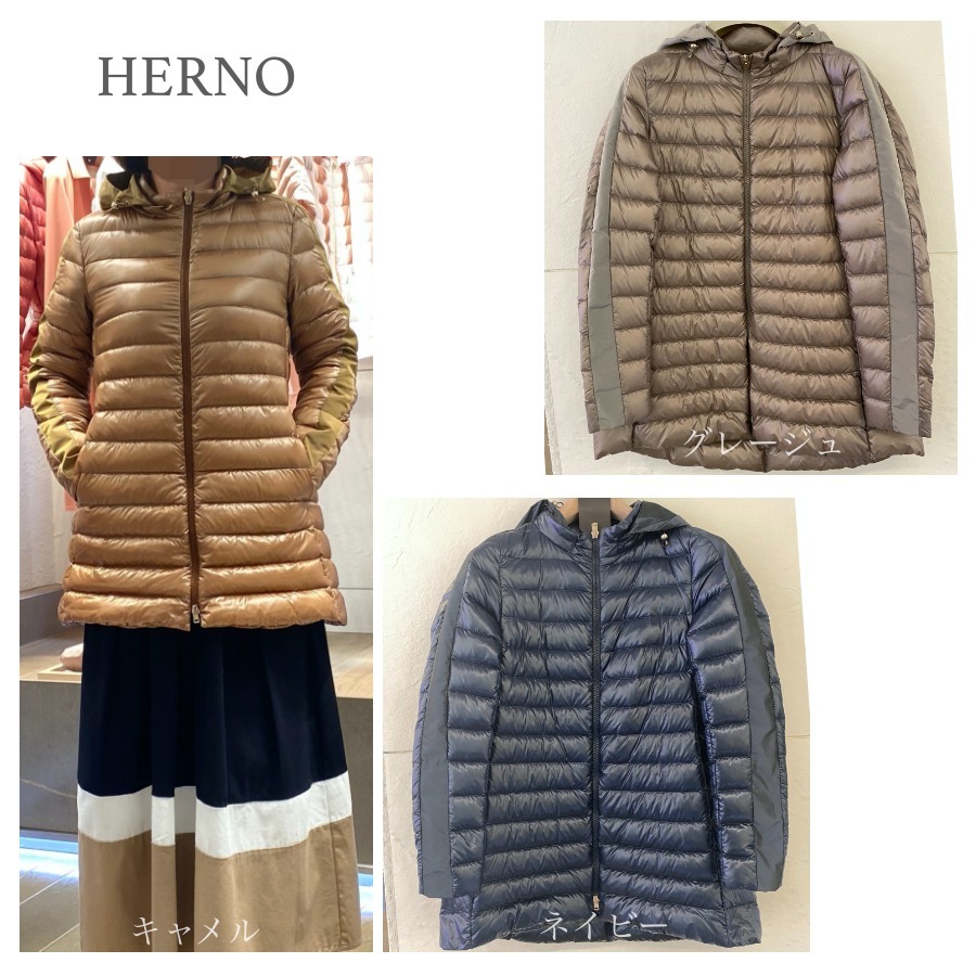 関税込★HERNO★2025SS★取り外せるフード付軽量ダウン