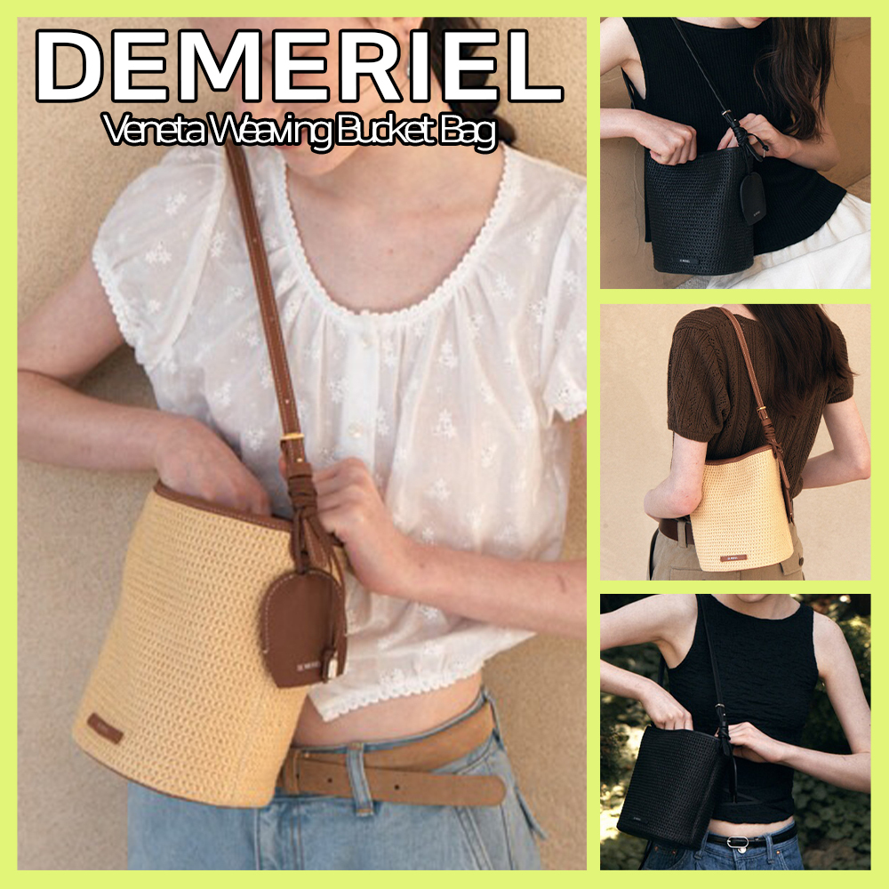 【DEMERIEL】Veneta Weaving Bucket Bag ★送料・関税込★