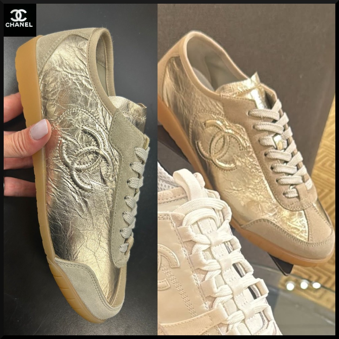 【足元輝く★】CHANEL スニーカー