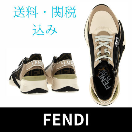FENDI☆フロー スニーカー レザー ロートップ☆メンズ (FENDI