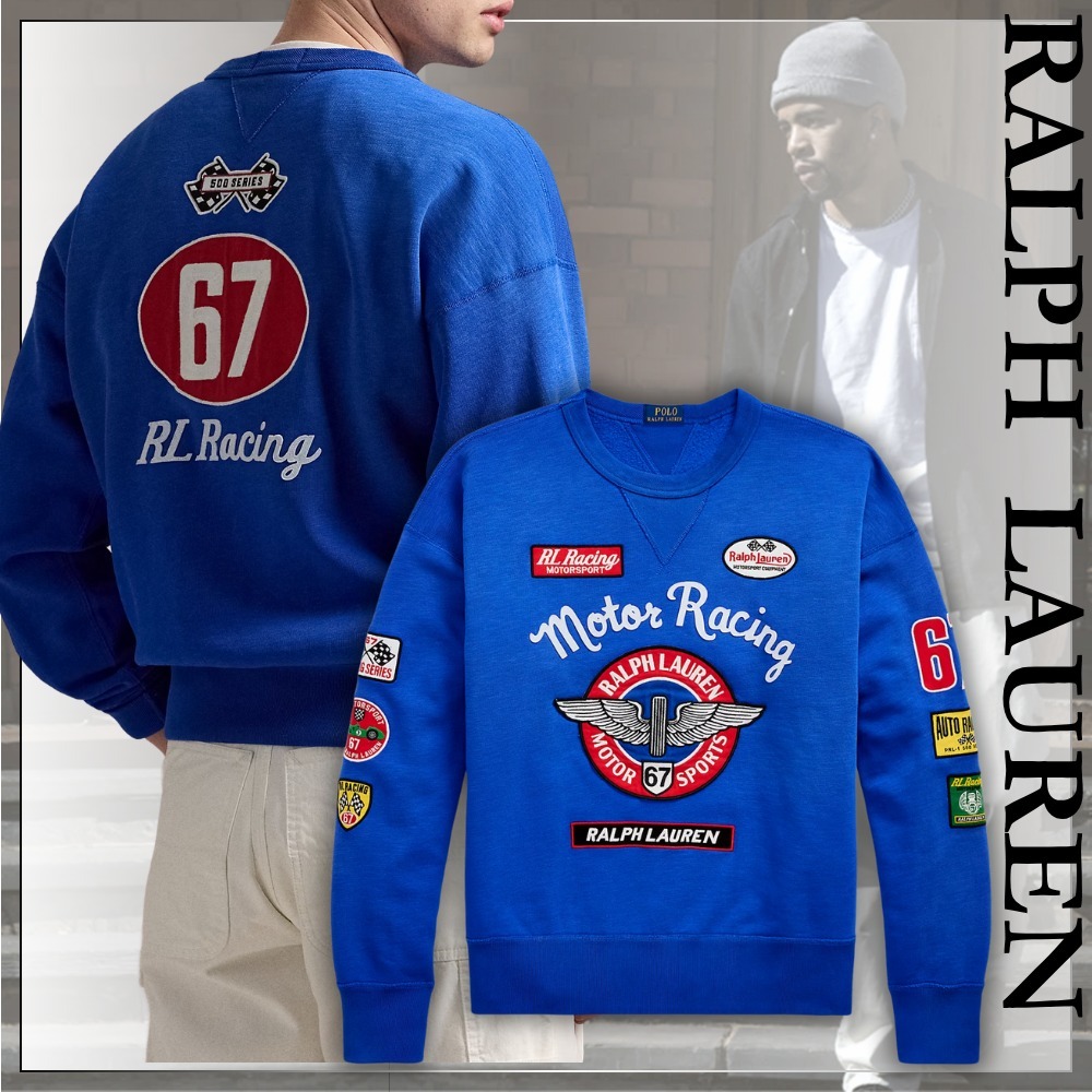 ヴィンテージ風【POLO Ralph Lauren】グラフィック スウェット