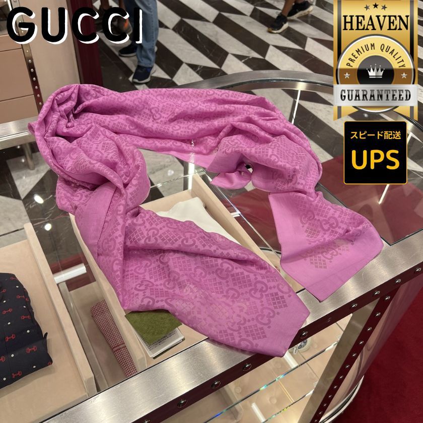6万取引突破★UPS速達便利用！【GUCCI】780655_シルクスカーフ