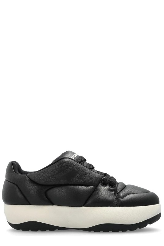 【関税込 日本発送】DSQUARED2 レースアップ スニーカー 黒