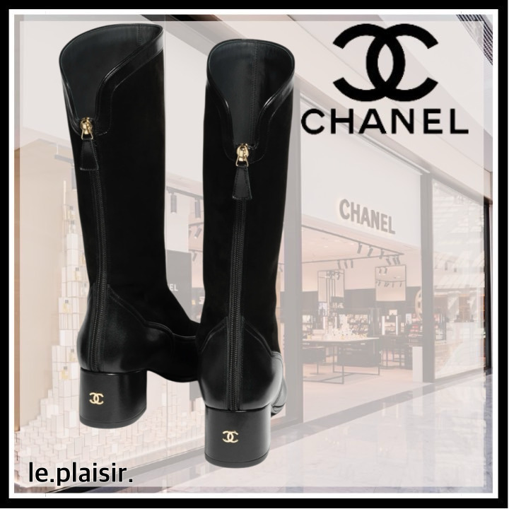 《美シルエット×やわらかレザー》25A CHANEL ブーツ