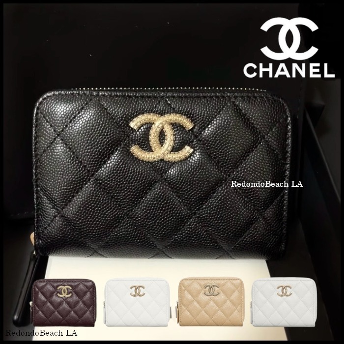 【気品溢れるゴージャスCC】CHANEL★折り畳み財布★25A限定