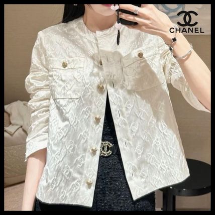 ホワイト（白）系 CHANEL(シャネル) ジャケット(レディース