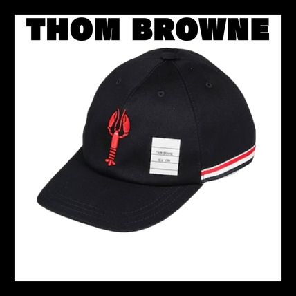THOM BROWNE ウールフェルト ベースボールキャップ | THE OUTNET