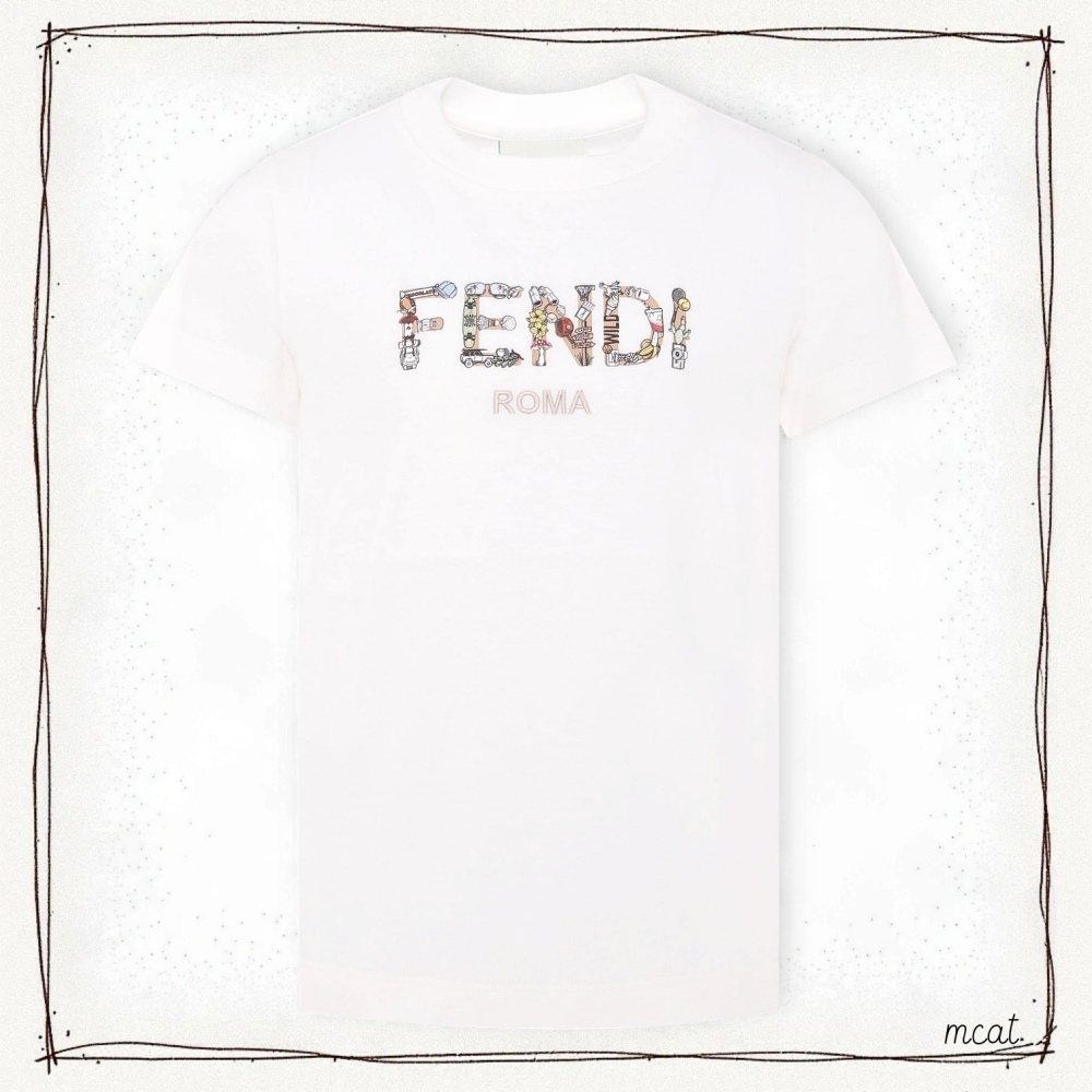 Fendi ★ グラフィックロゴプリント Tシャツ
