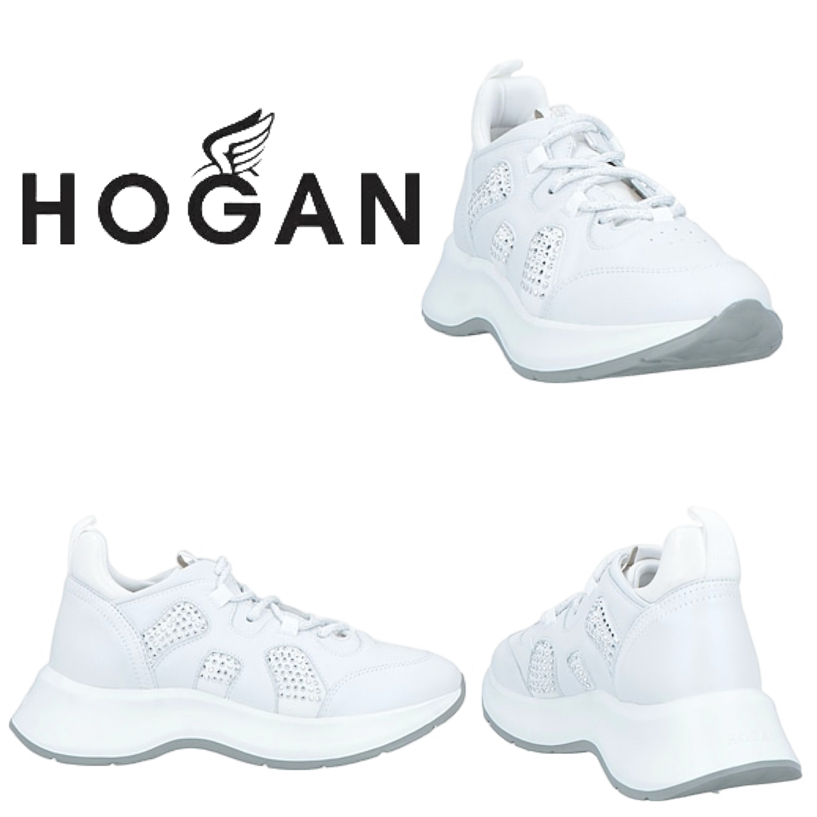 HOGAN レディーススニーカー オフホワイト