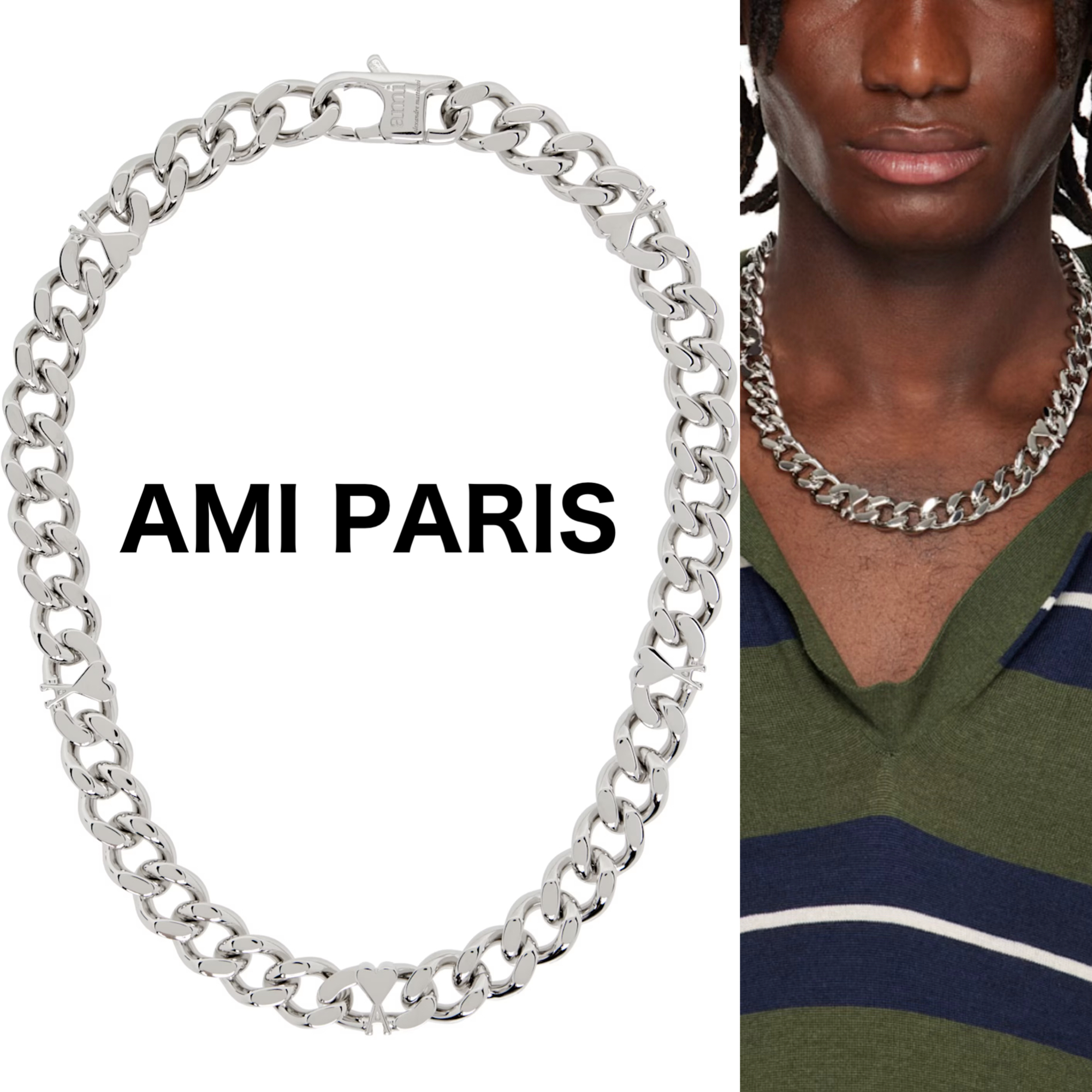 AMI PARIS♡ Ami de Coeur チェーンネックレス
