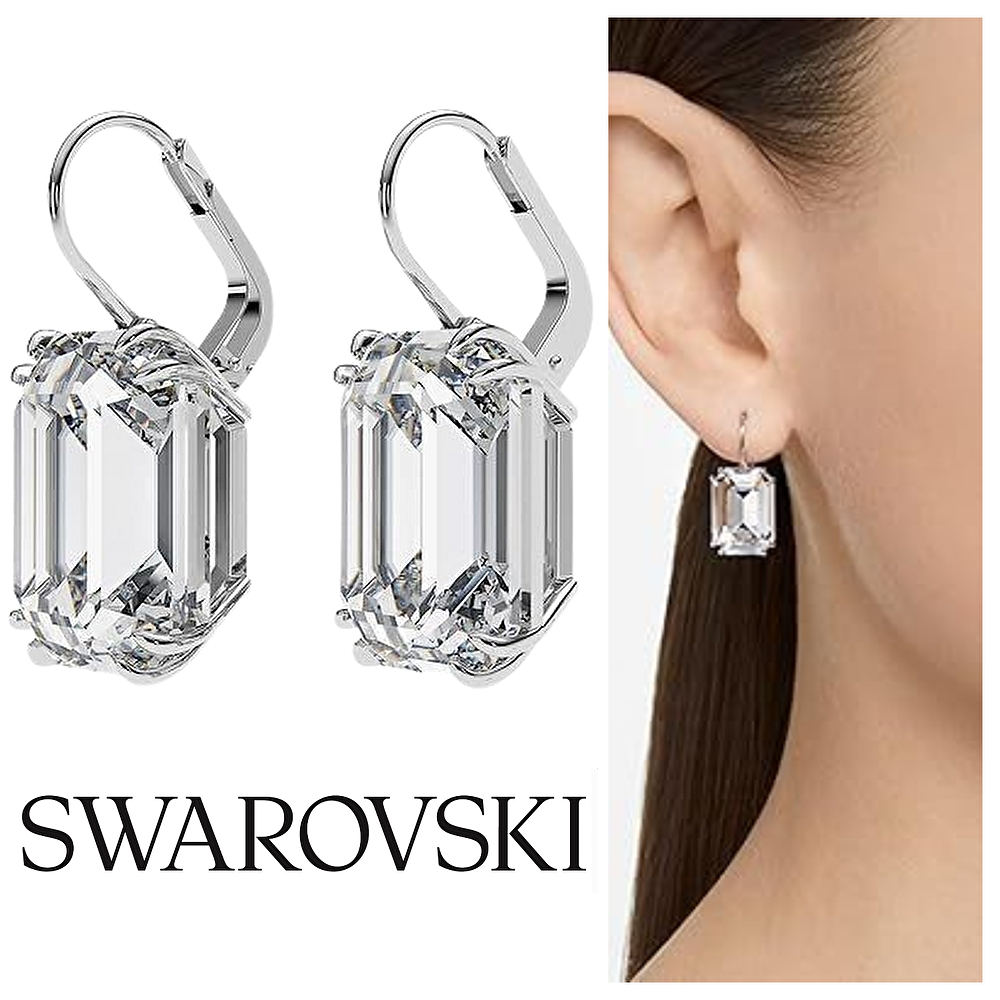 国内発送*Swarovski スワロフスキー Millenia ドロップピアス