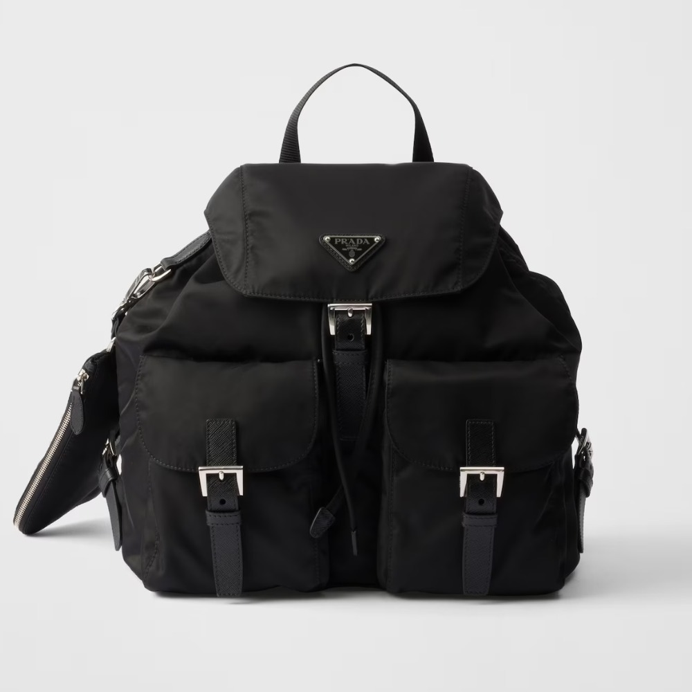 《PRADA》収納力◎ ポーチ付きRe-Nylonミディアムバックパック