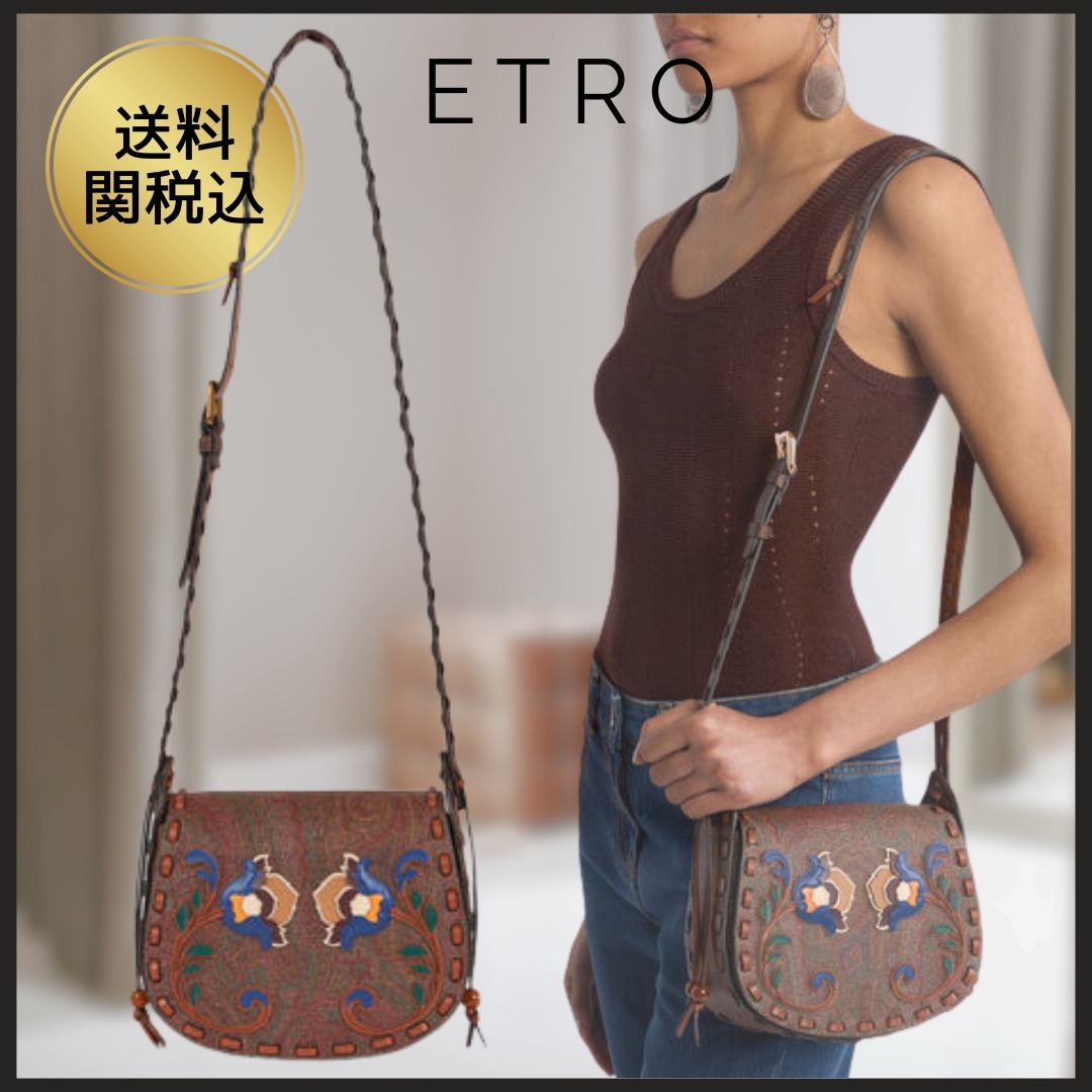 【ETRO】フラワー ドリヤ クロスボディバッグ/関税込