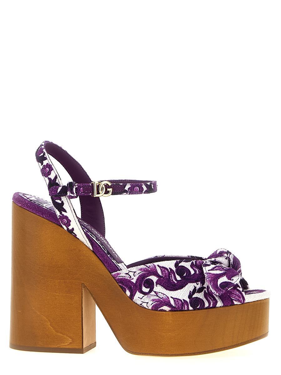 【関税＆送料込み】Dolce & Gabbana 'Maiolica' Sandals