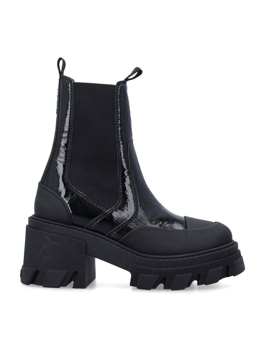 【関税＆送料込み】Ganni Cleated Heeled Mid Chelsea Boots