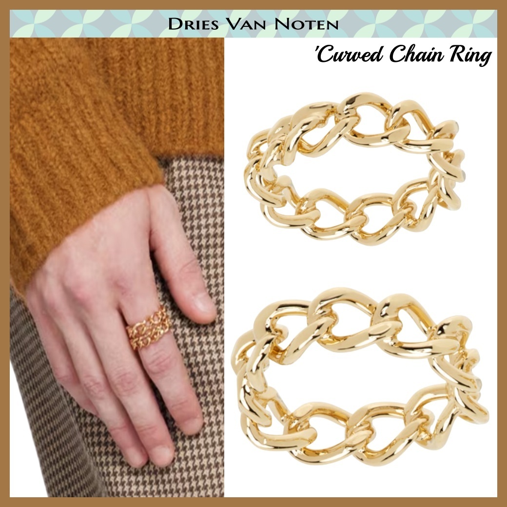 Dries van noten /ドリスヴァンノッテン/ カーブチェーン リング