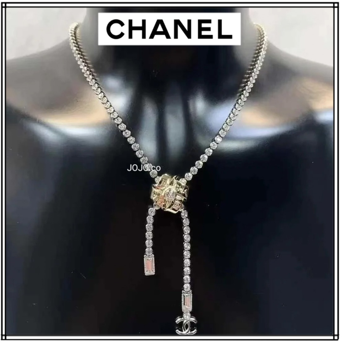 《キラキラの煌めきが♡》CHANEL ネックレス CCマーク