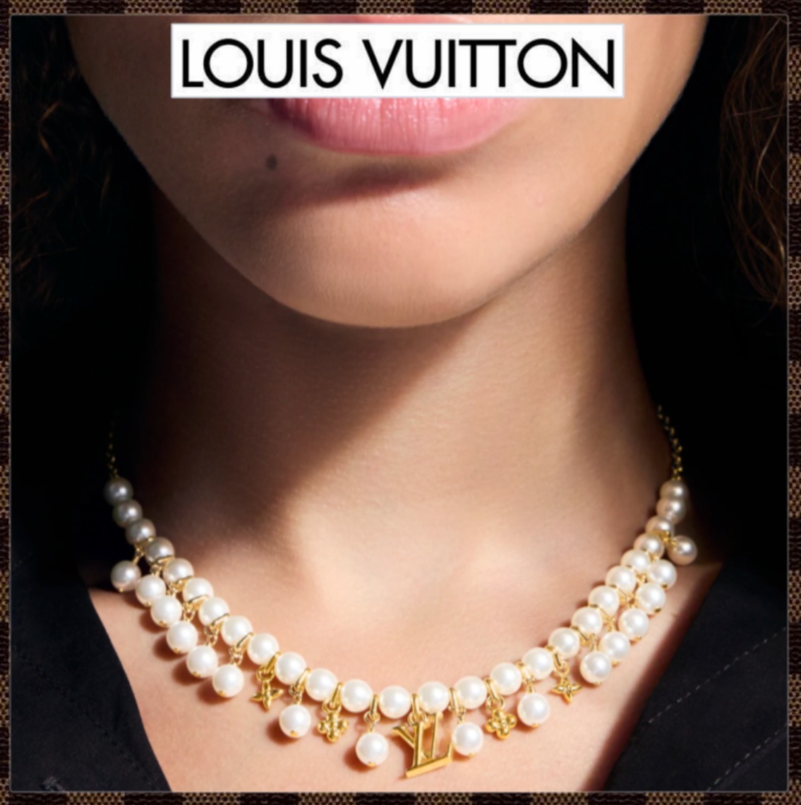 《ゴールド×パール♡》LouisVuitton ネックレス パール