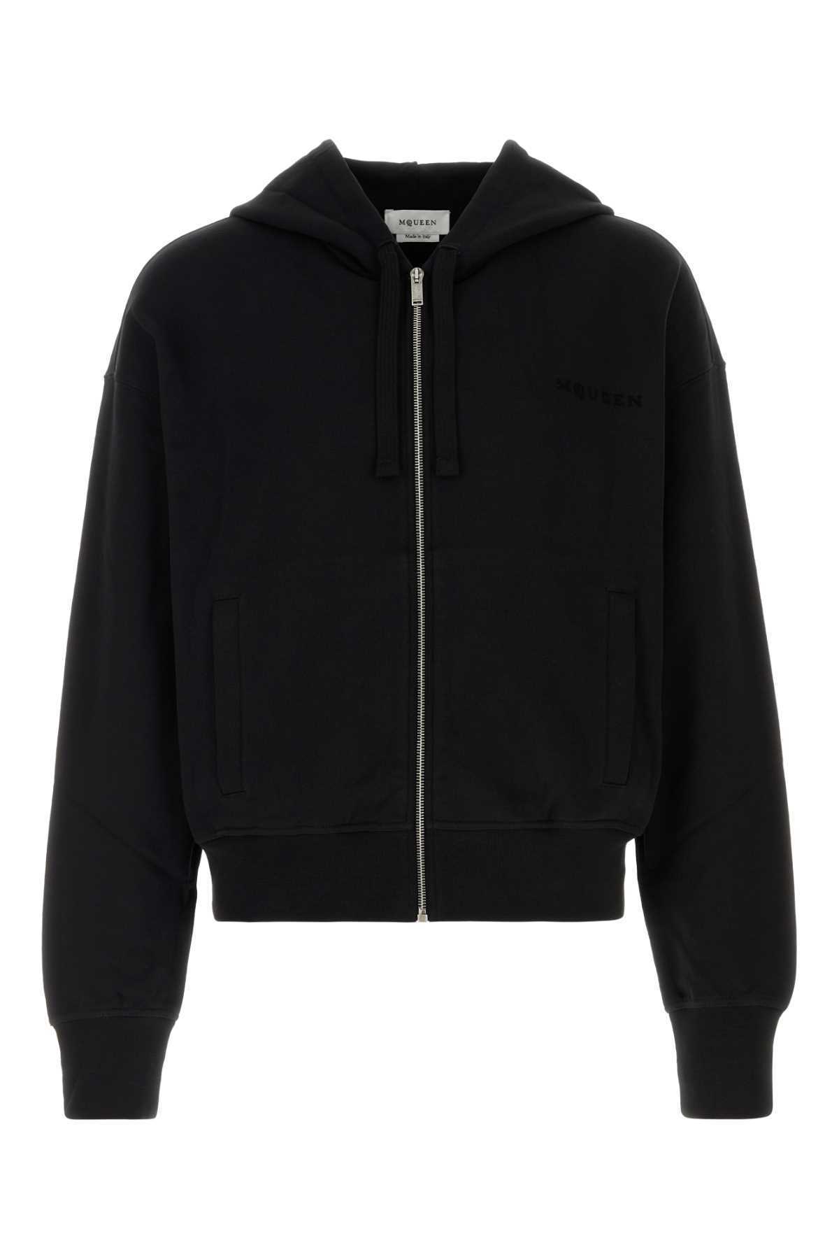 【関税&送料込】Alexander Mcqueen Logo Prnt Zip Hoodie