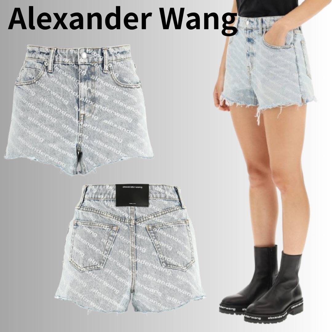 Alexander Wang  バイトロゴ デニムショーツ
