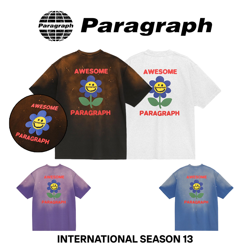 【Paragraph】25SS★ No.90 AWESOME FLOWER T SHIRT
