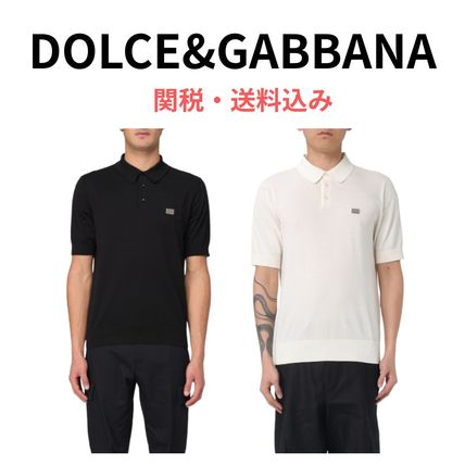 【Dolce&Gabbana】25SS コットン オープンワーク 半袖ポロシャツ ギフトでも人気！オーガニックコットン使用】ダディ ポロシャツ