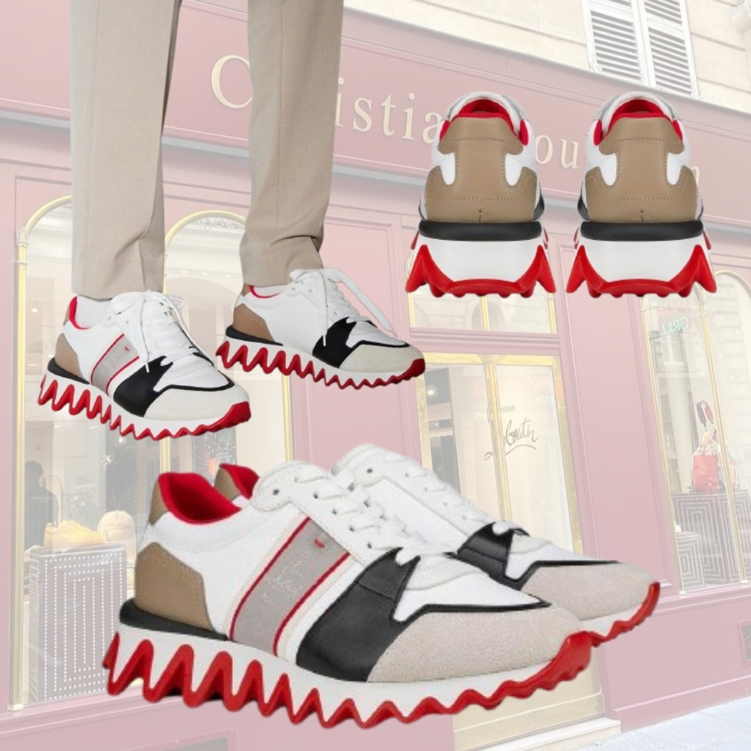 関税送料込【Christian Louboutin】ナストロシャークホワイト