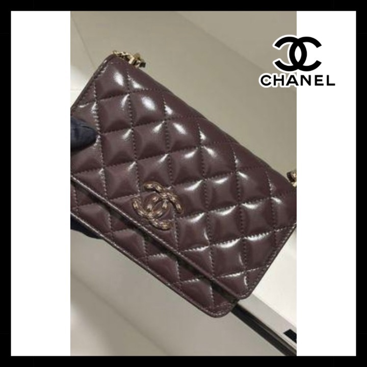 《２５A♥CCマークが可愛い》CHANEL チェーンウォレット