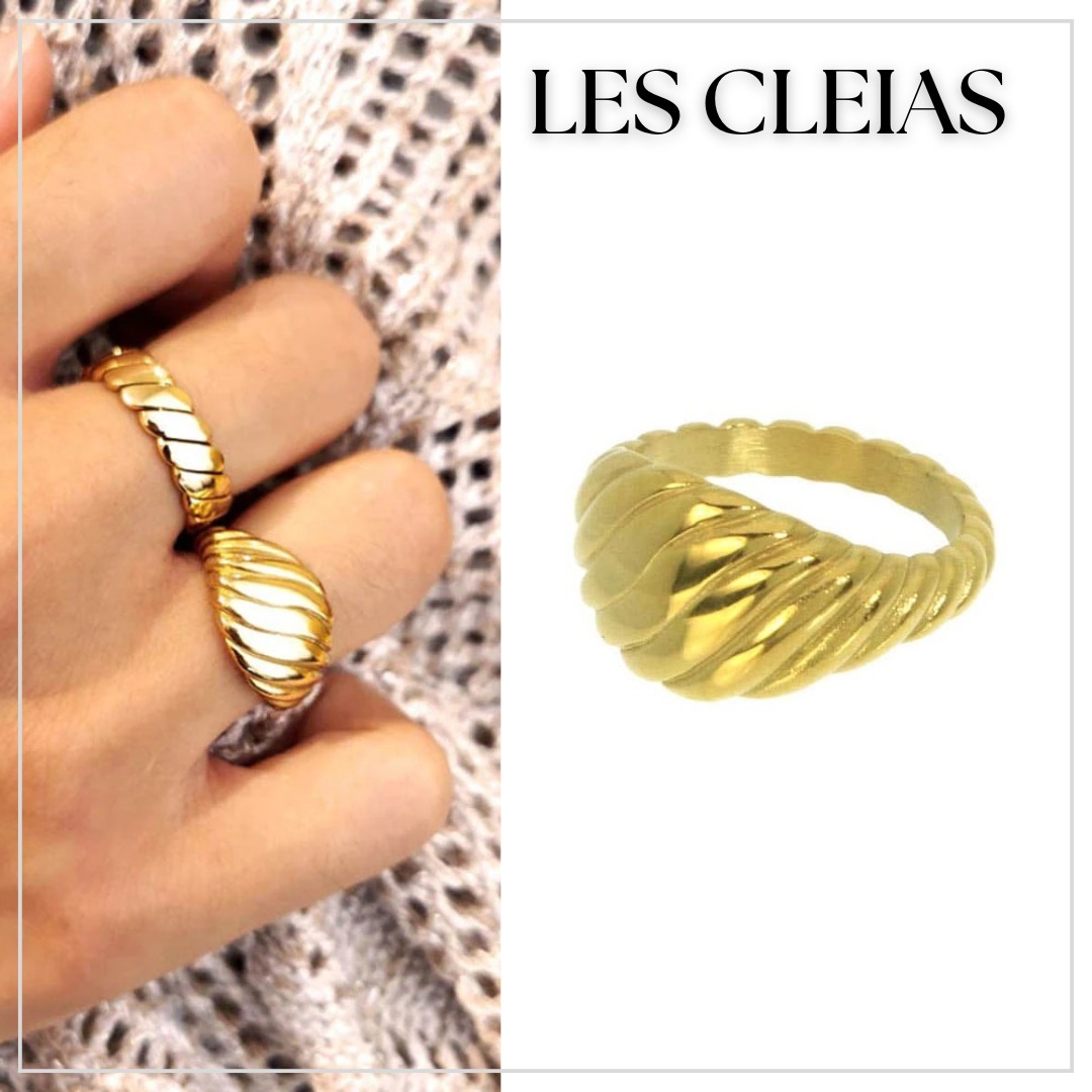 【LES CLEIAS】ネメシススチールリング