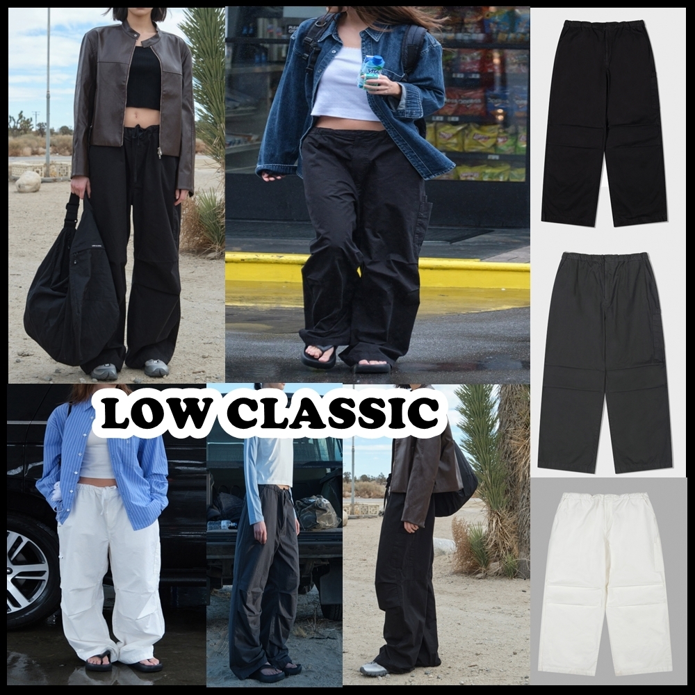 ★早期完売★LOW CLASSIC★WASHED COTTON CARGO PANTS★大人気★