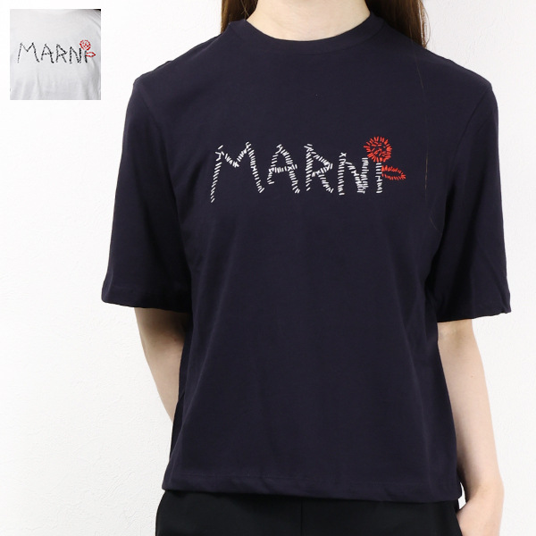 MARNI キッズ Tシャツ 半袖 コットン【大人もOK】M01444 M00V4