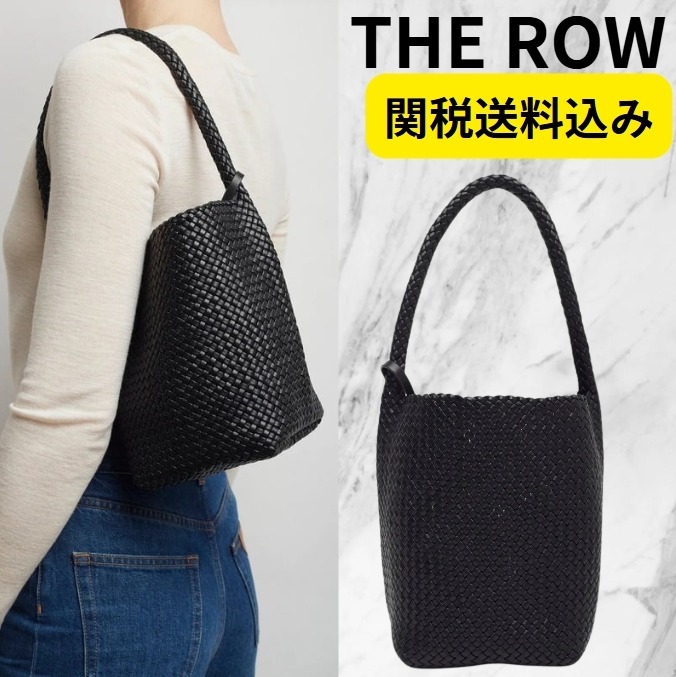 上質 ★ THE ROW Small woven N/S tote bag