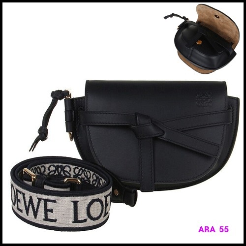 LOEWE正規品/関税送料込み GATE DUAL MINI LEATHER CROSS BAG