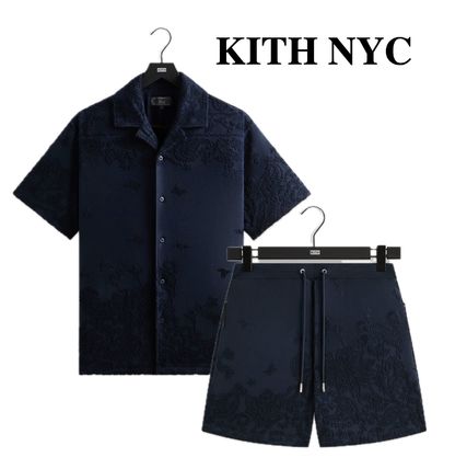 【KITHNYC】クロスオーバーシャツ&テリー パンツ セットアップ ストリート KITH NYC(キスニューヨークシティ) セットアップ