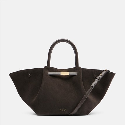DEMELLIER New York ミディ スエード トートバッグ