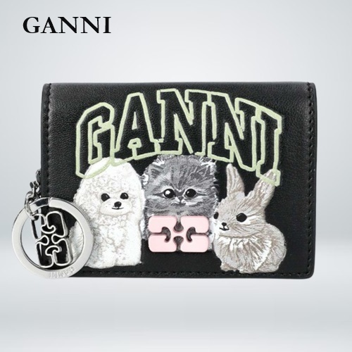 GANNI ガニー アニマル BOU カードケース