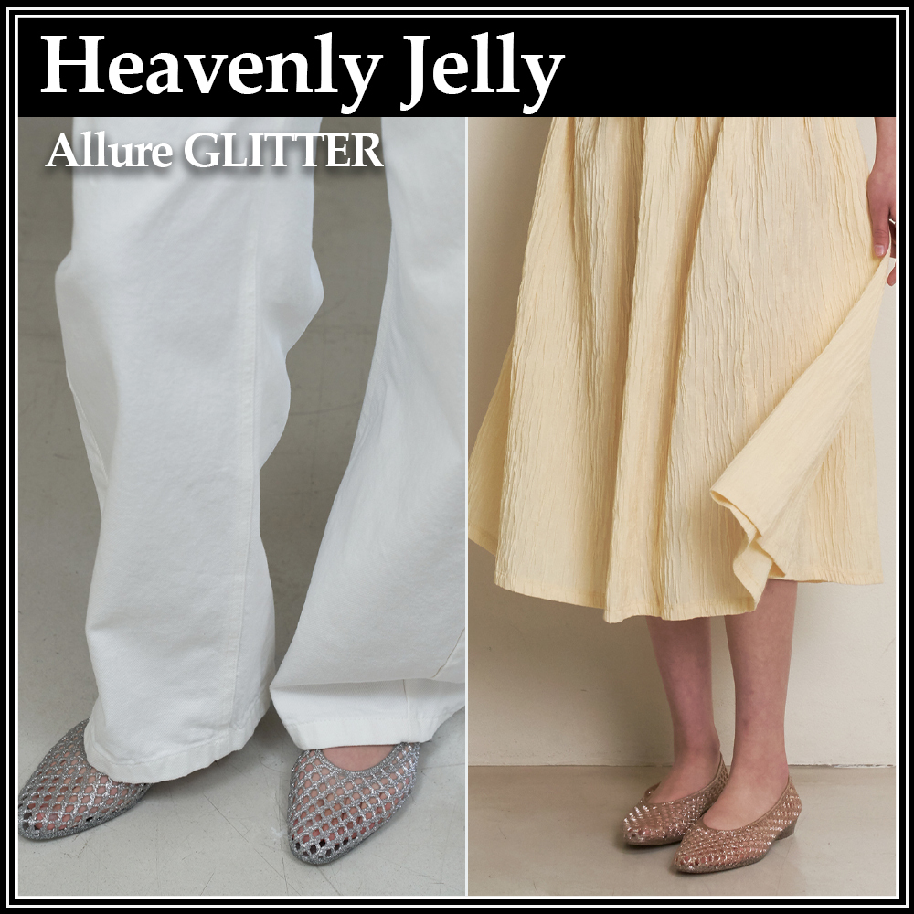 韓国人気ジェリーシューズ 【Heavenly Jelly】Allure GLITTER
