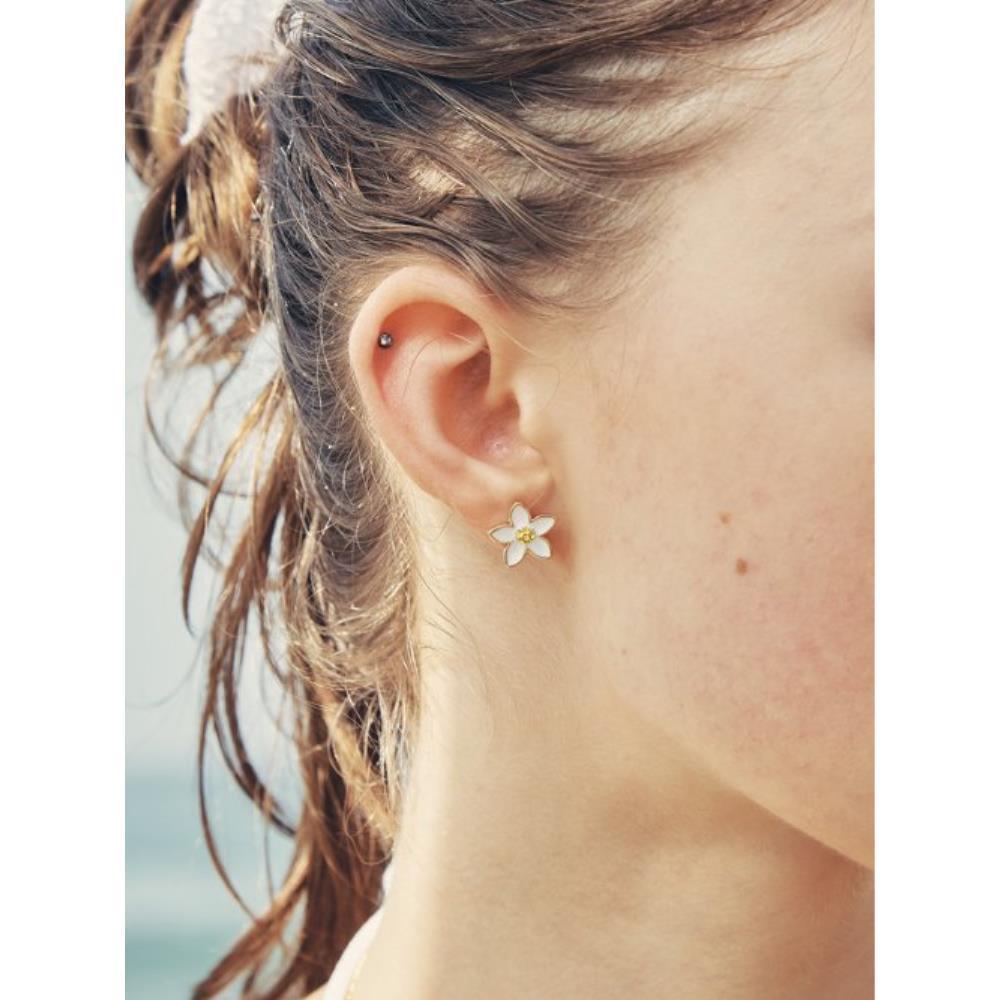 ◆VINTAGE HOLLYWOOD◆ Plumeria Earrings VH2336EA007B