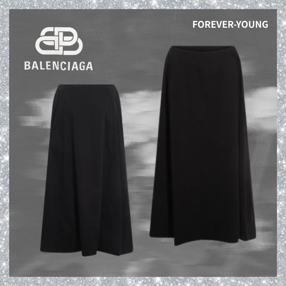 【BALENCIAGA】 ウーマン ミニ スカート ブラック
